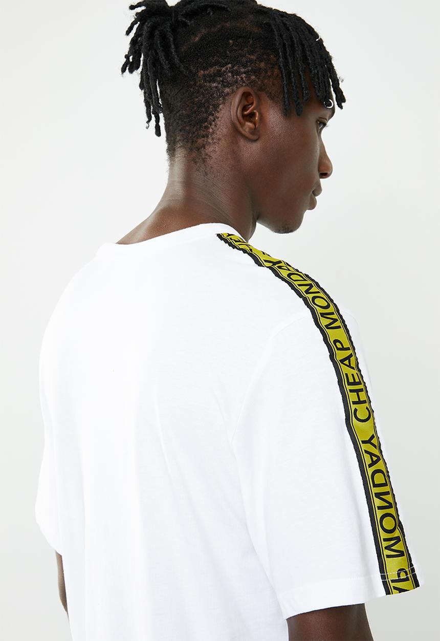 Cheap Monday - Boxer logo short sleeve tee - white