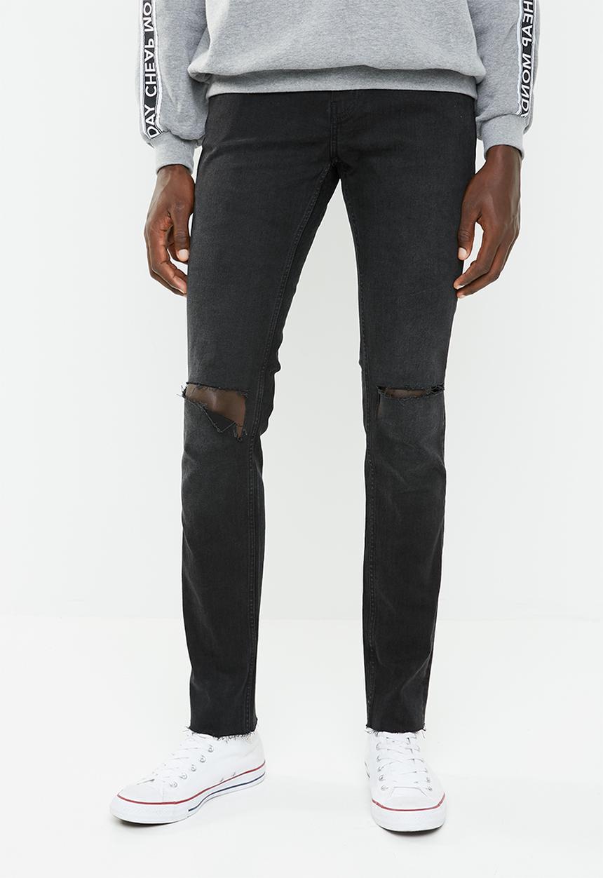 Cheap Monday - Haze cut tight fit jeans - black