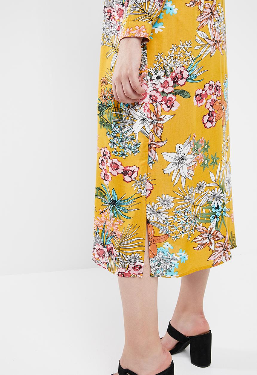 STYLE REPUBLIC PLUS - Maxi shirt dress - multi