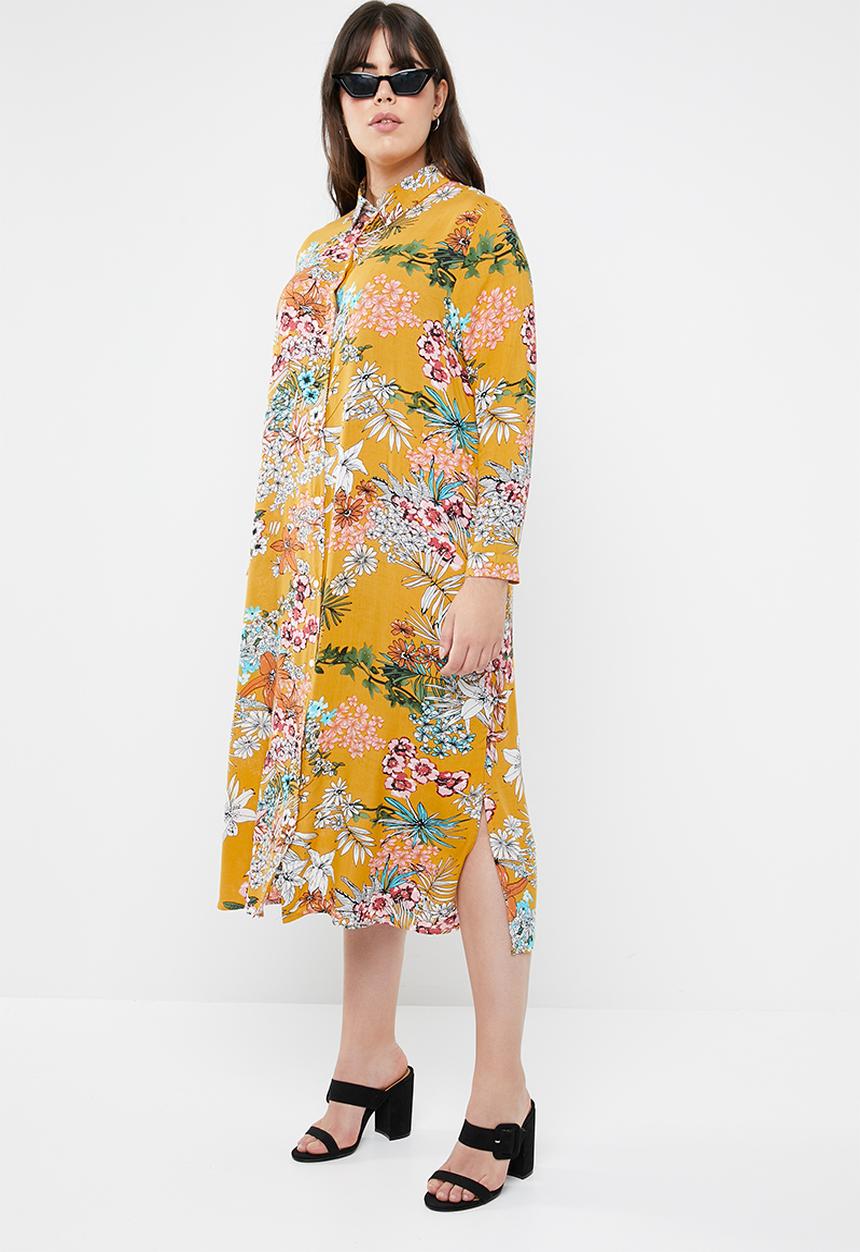 STYLE REPUBLIC PLUS - Maxi shirt dress - multi