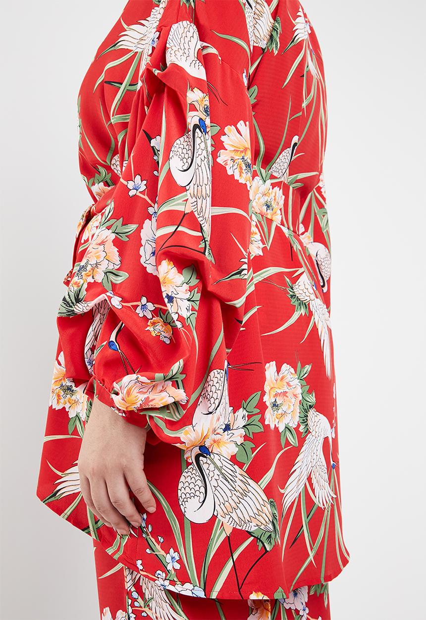 STYLE REPUBLIC PLUS - Volume sleeve kimono - multi