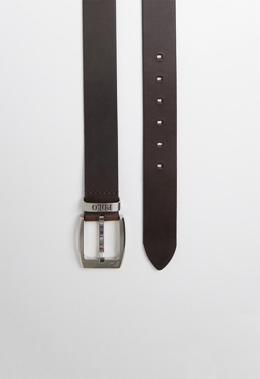 POLO - Swazi casual leather belt - brown