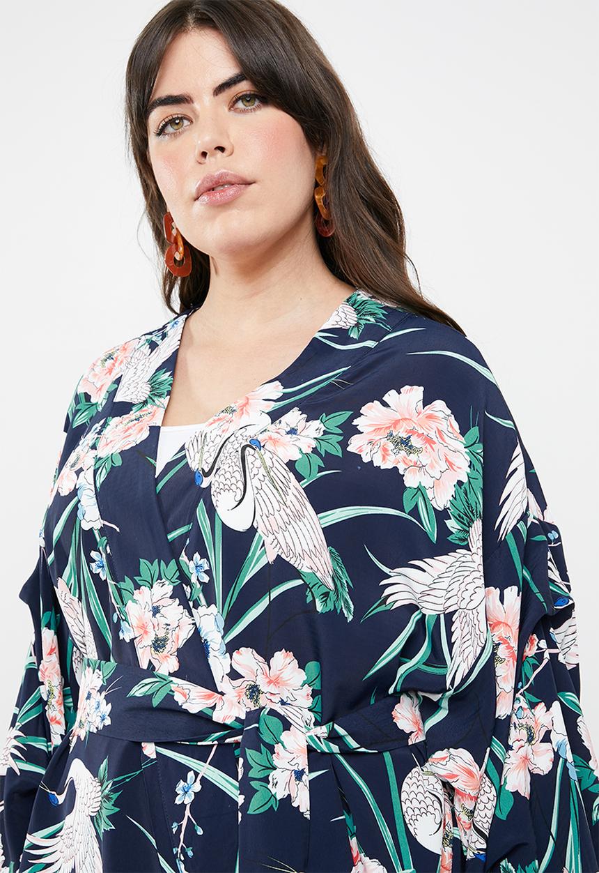 STYLE REPUBLIC PLUS - Volume sleeve kimono - multi
