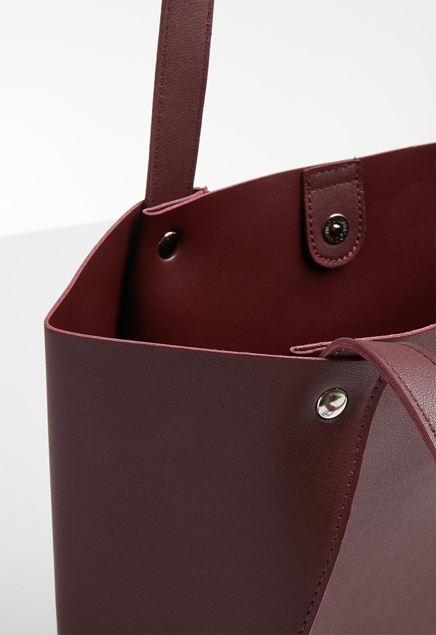 Superbalist - Yara shopper with purse - burgundy