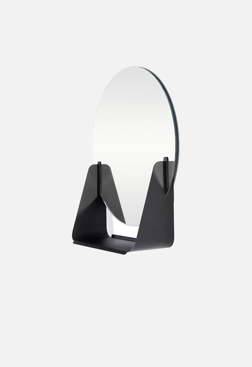 Smart Shelf - Sleek mirror shelf - black