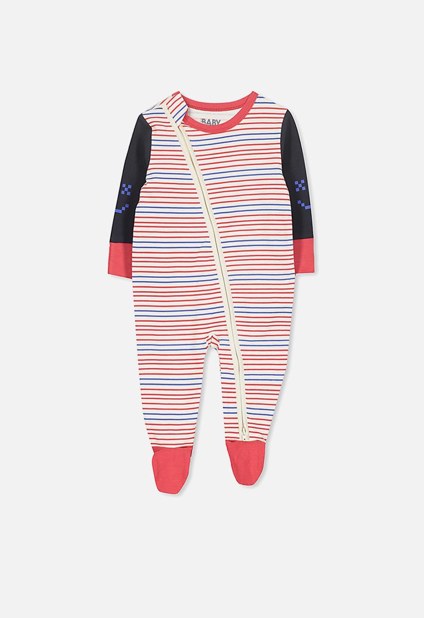 Cotton On - Mini zip through romper - multi 