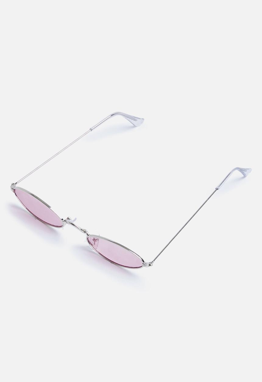 Superbalist - Dakota small oval sunglasses - pink
