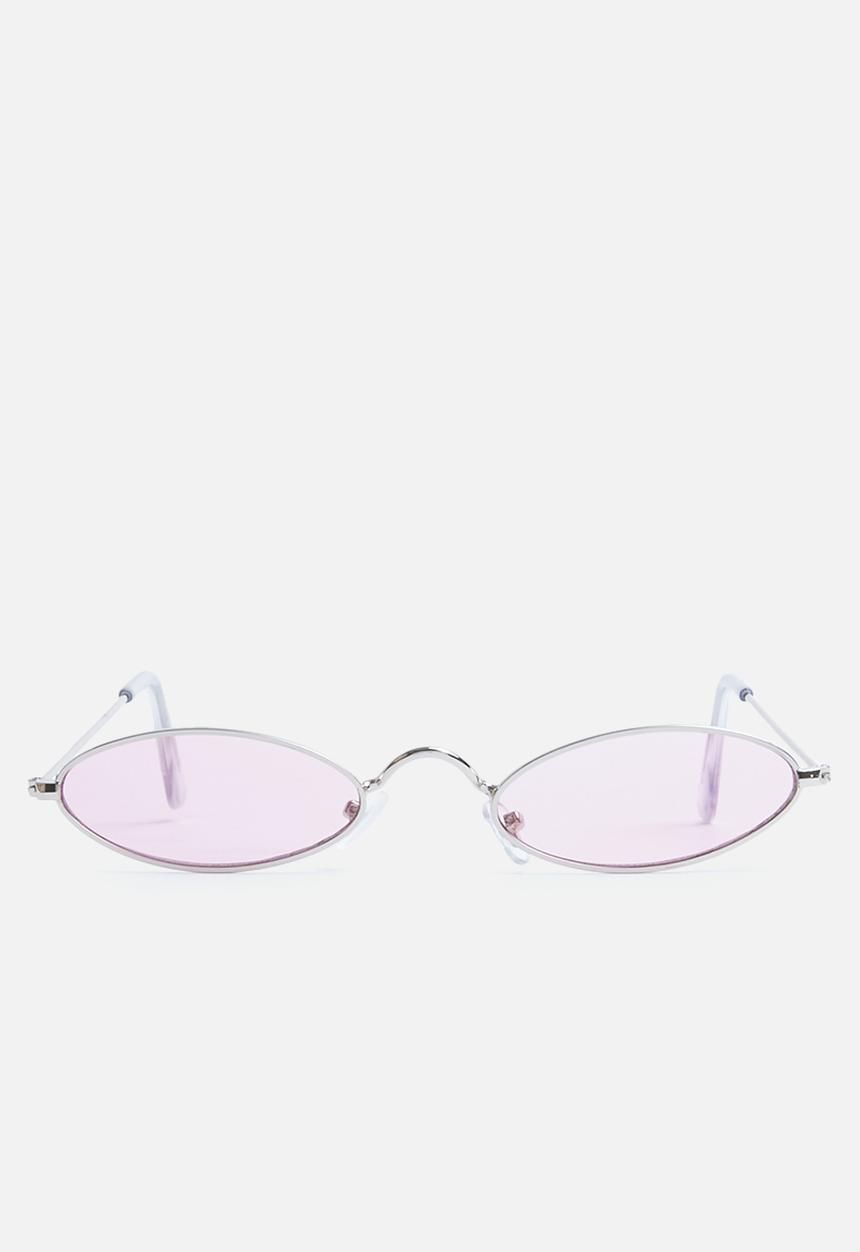Superbalist - Dakota small oval sunglasses - pink
