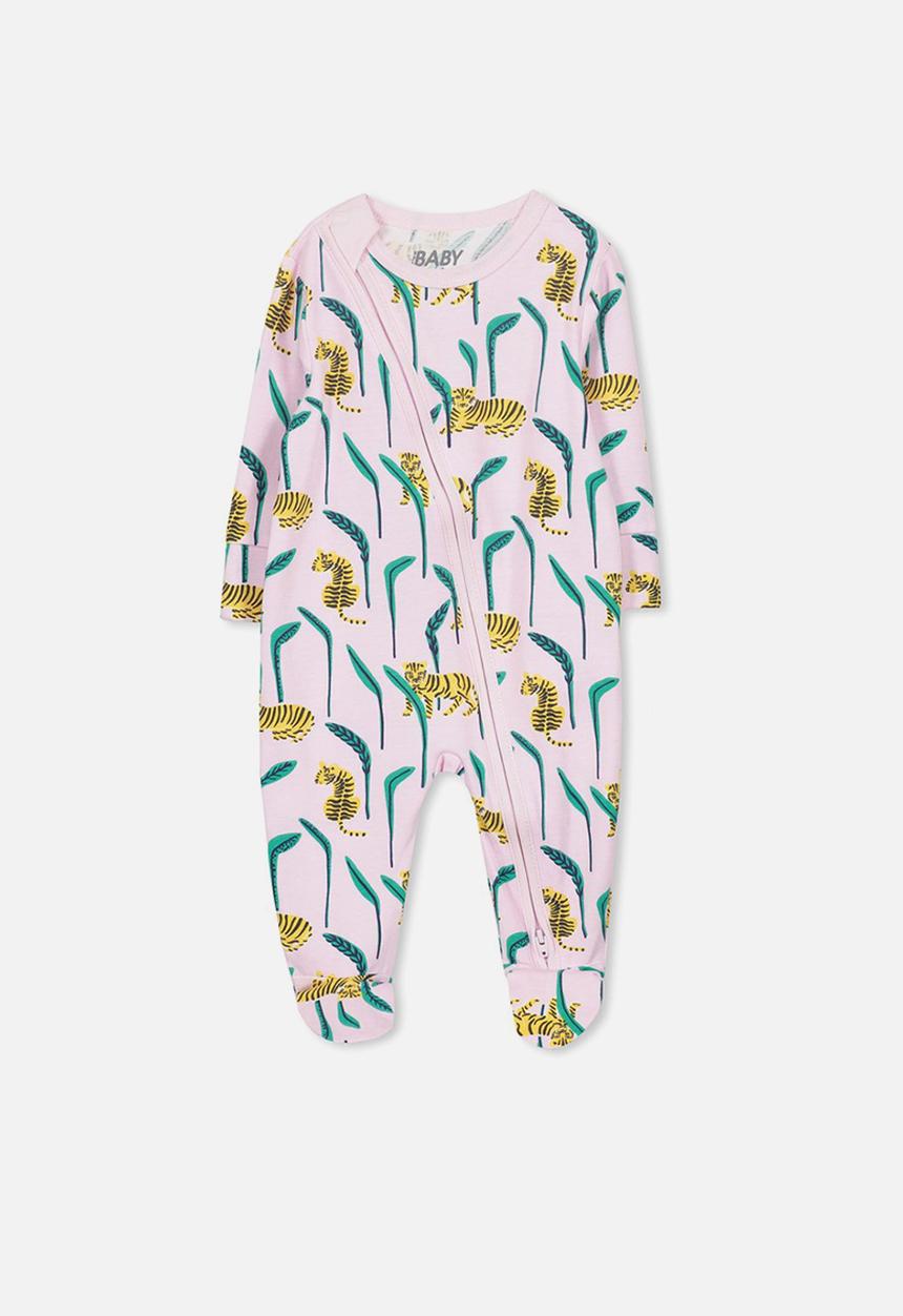 Cotton On - Mini zip through romper - pink 