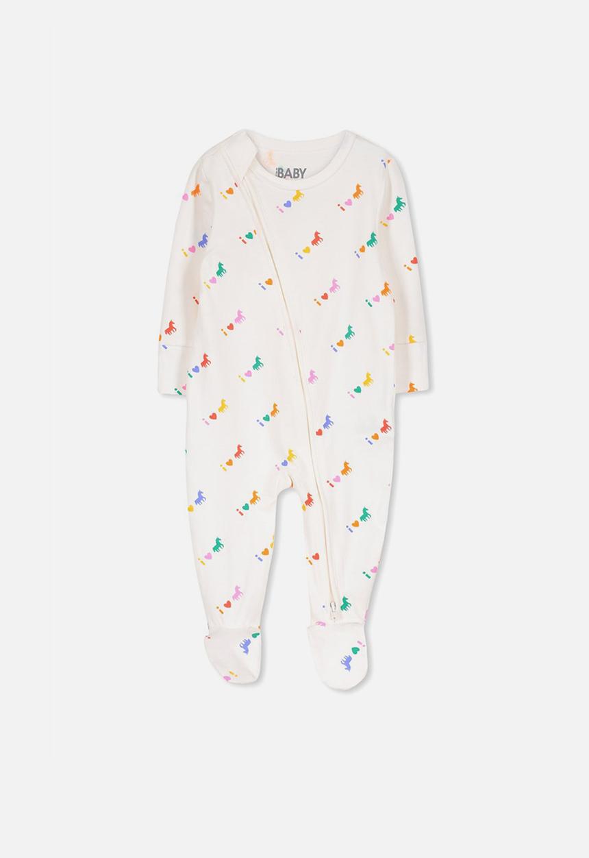 Cotton On - Mini zip through romper - cream 