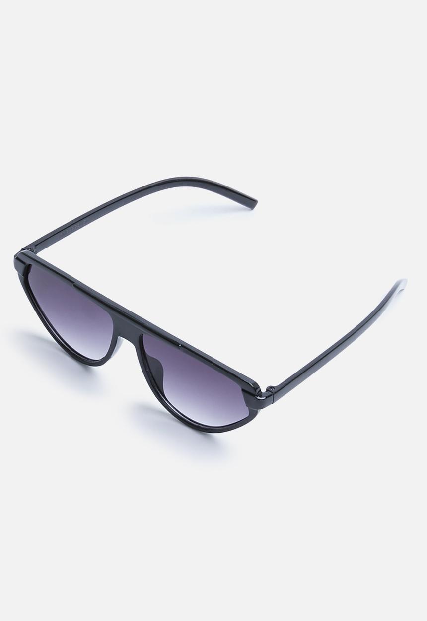 Superbalist - Asha flat bar sunglasses - black & purple