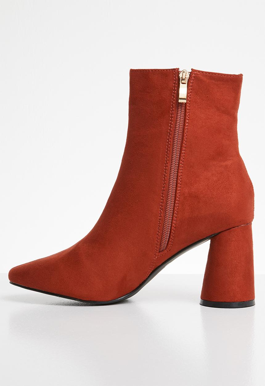 Public Desire - Bronte ankle boot - rust 