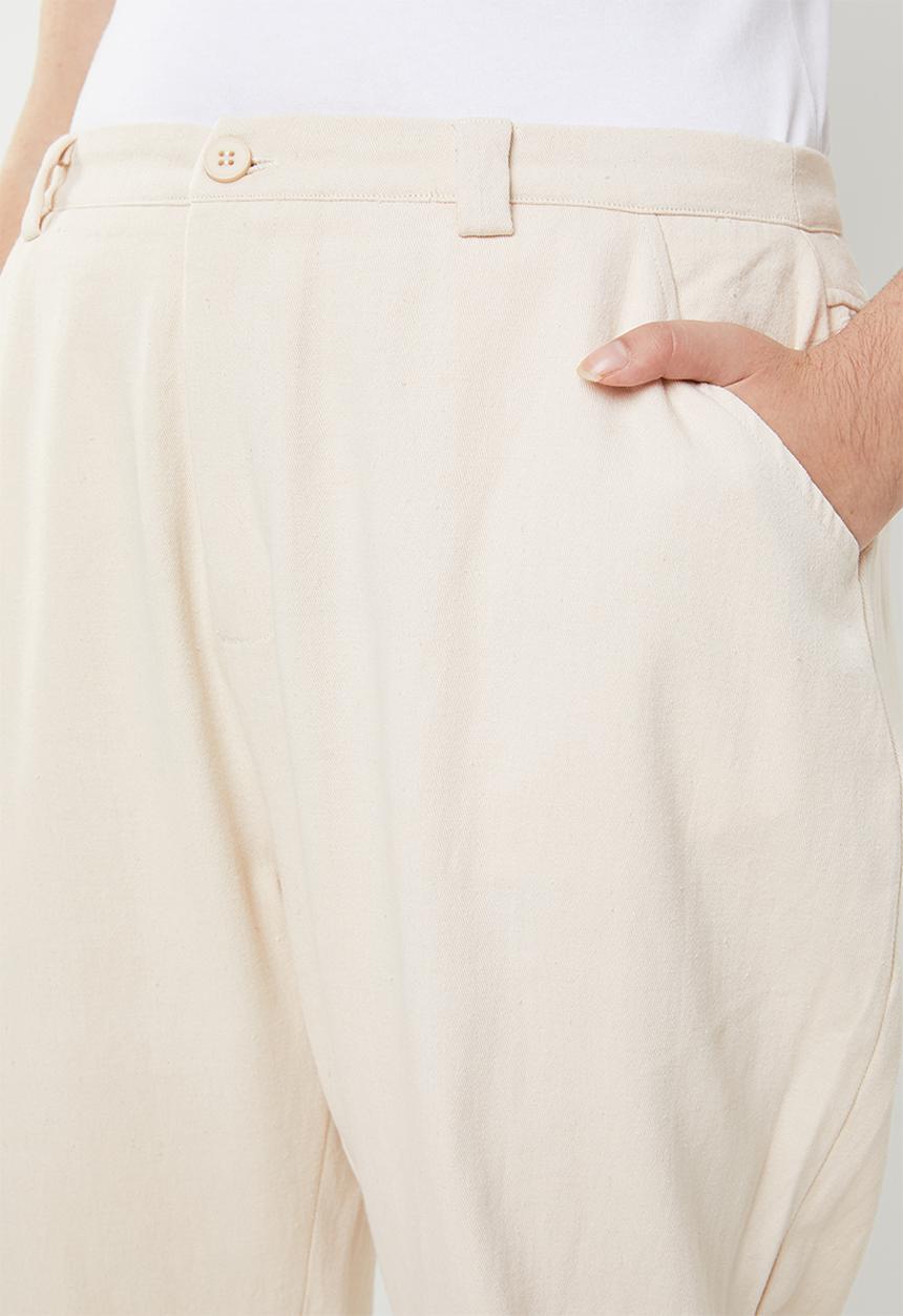 Missguided - Curve combat trousers - cream