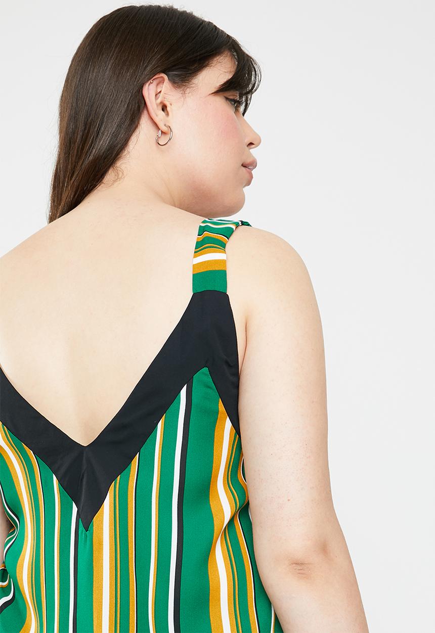 STYLE REPUBLIC PLUS - Contrast cami - multi
