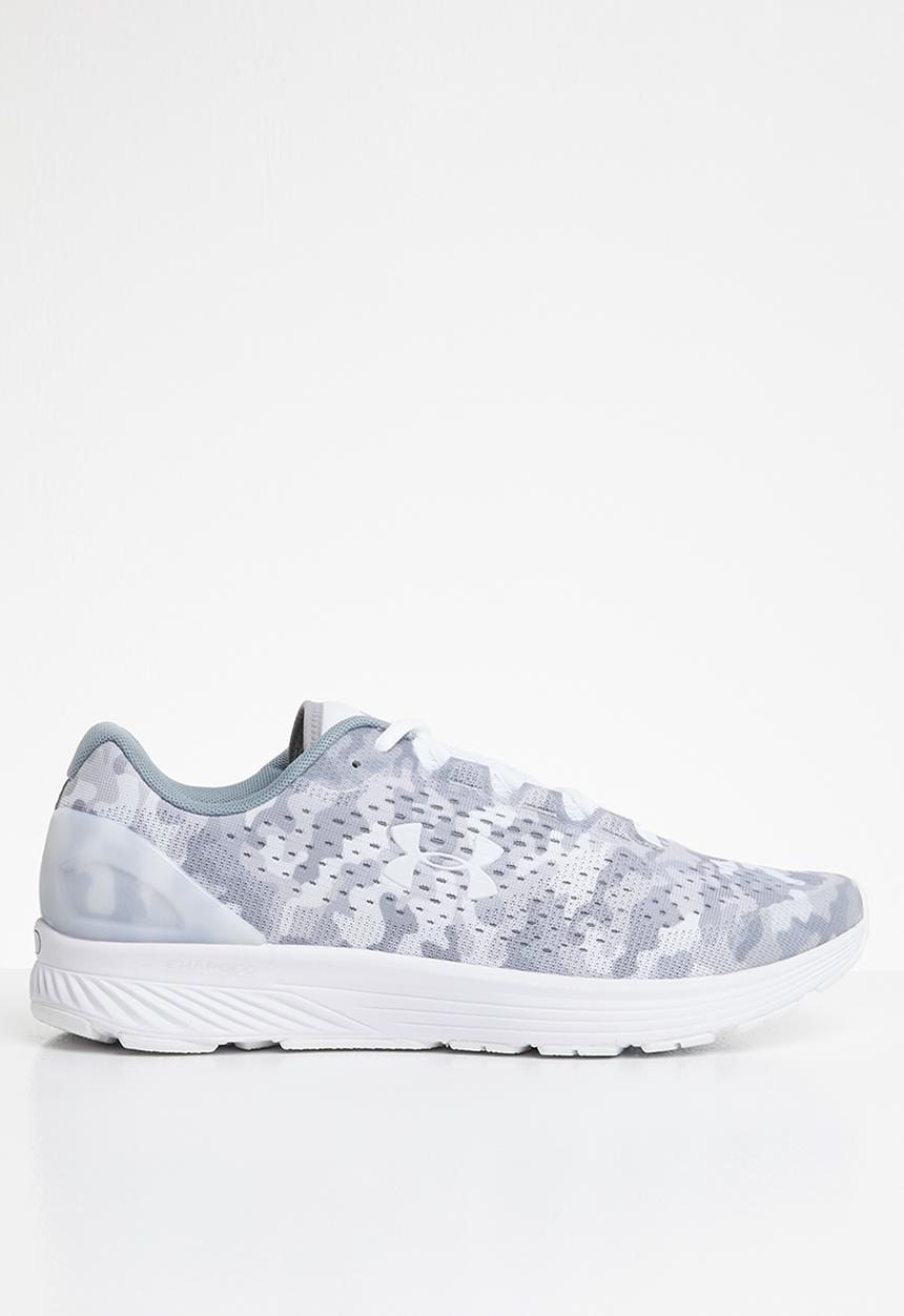 Under Armour - UA charged bandit  - white overcast grey & white