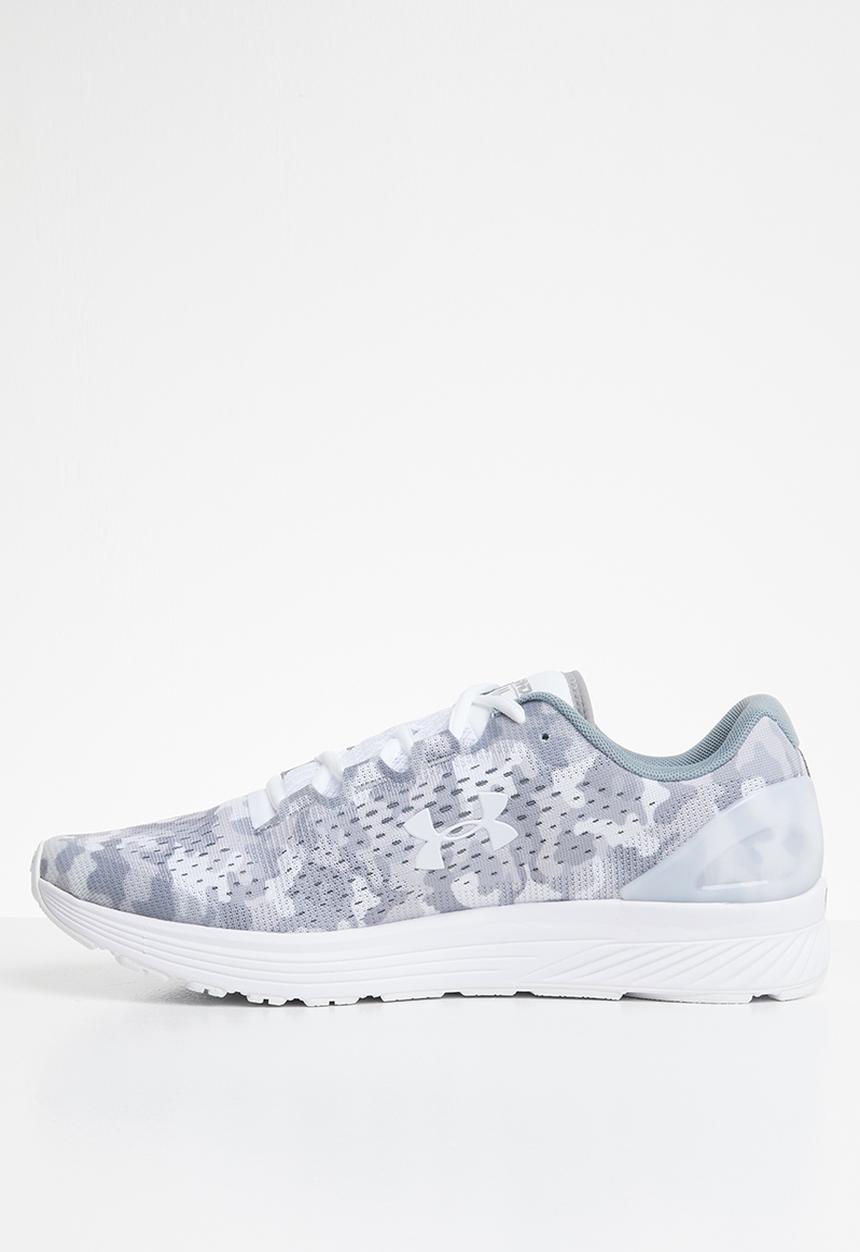 Under Armour - UA charged bandit  - white overcast grey & white