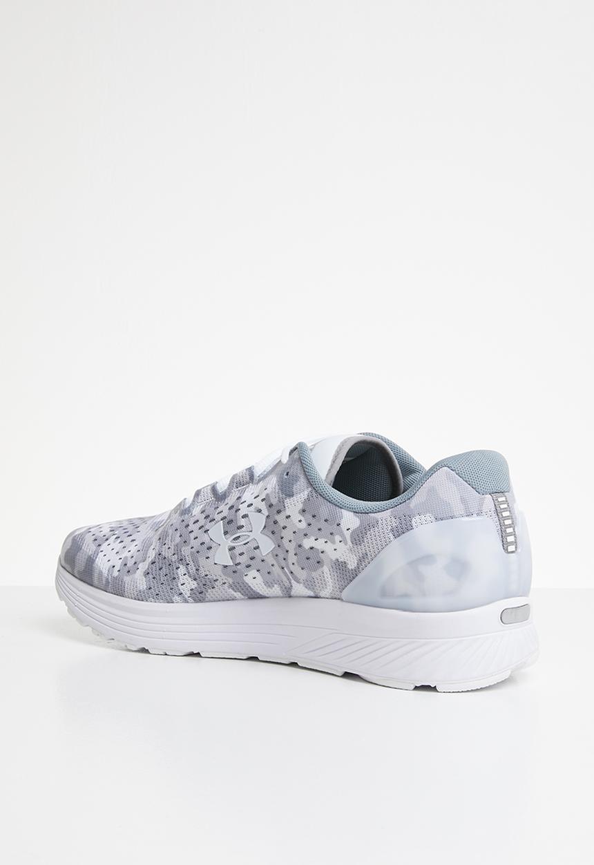 Under Armour - UA charged bandit  - white overcast grey & white