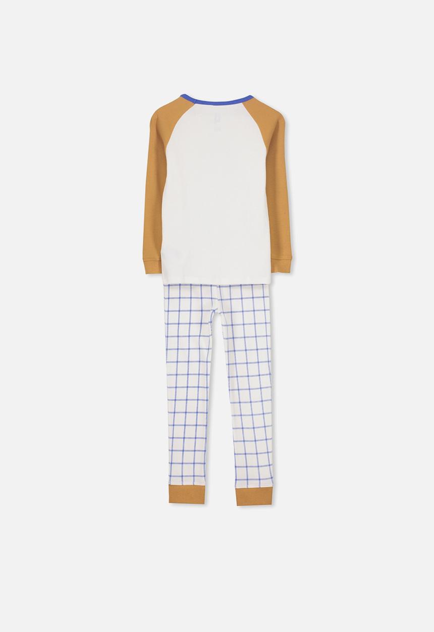 Cotton On - Jacob boys long sleeve Raglan pyjama set - multi