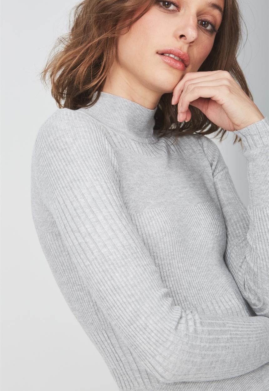 Cotton On - Quinny varigated long sleeve jersey - grey