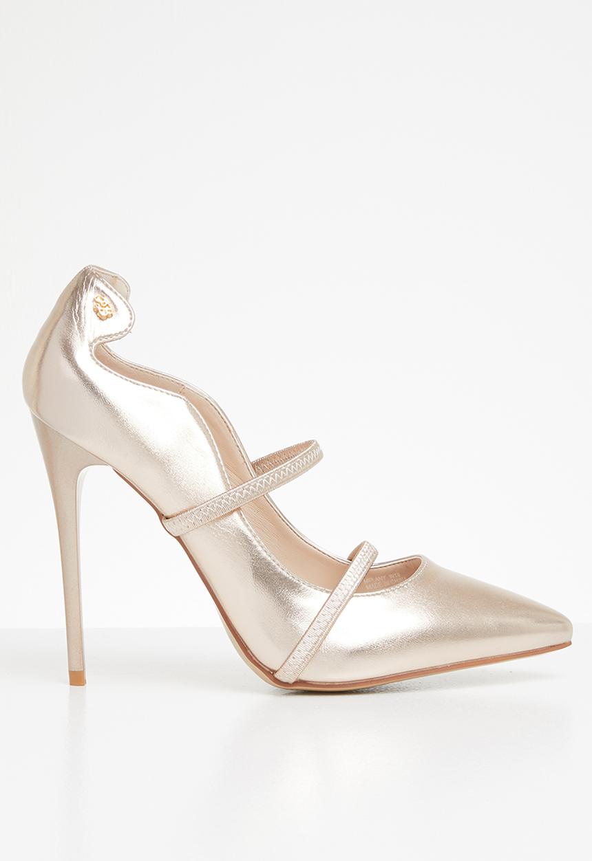 Miss Black - Melany heel - rose gold