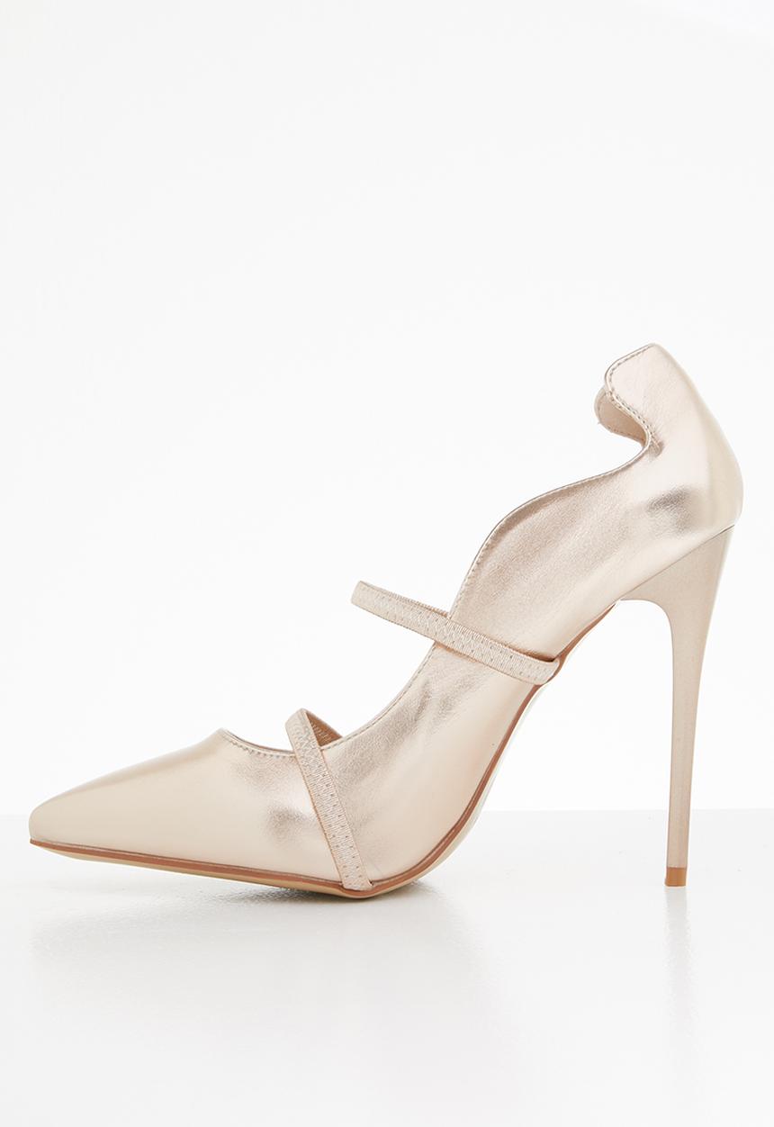 Miss Black - Melany heel - rose gold