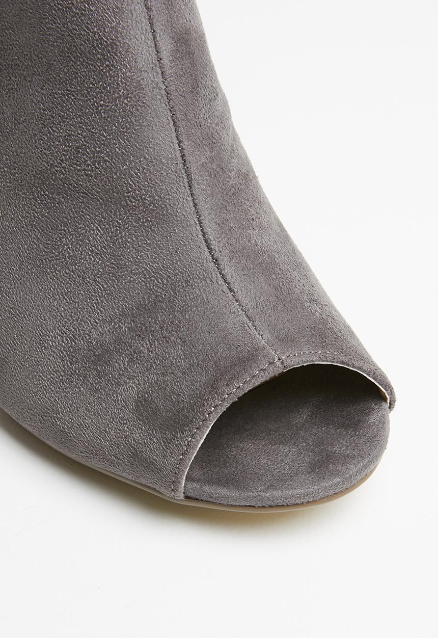 Miss Black - Aimee heel - grey