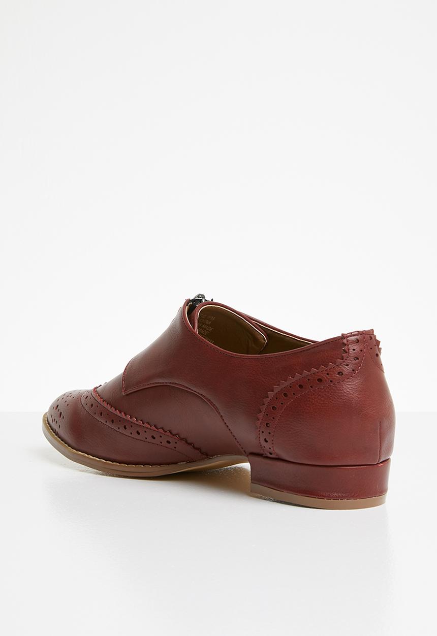 Miss Black - Jasslene brogue - burgundy