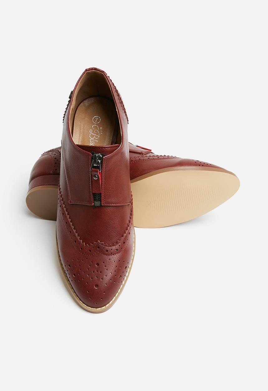Miss Black - Jasslene brogue - burgundy