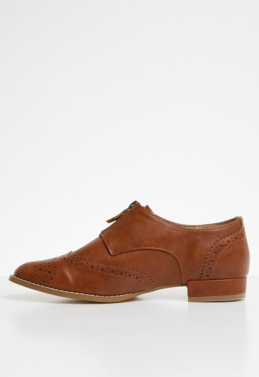 Miss Black - Jasslene brogue - tan
