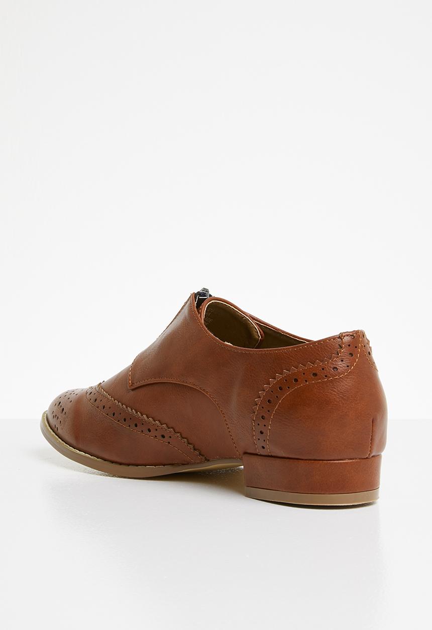 Miss Black - Jasslene brogue - tan