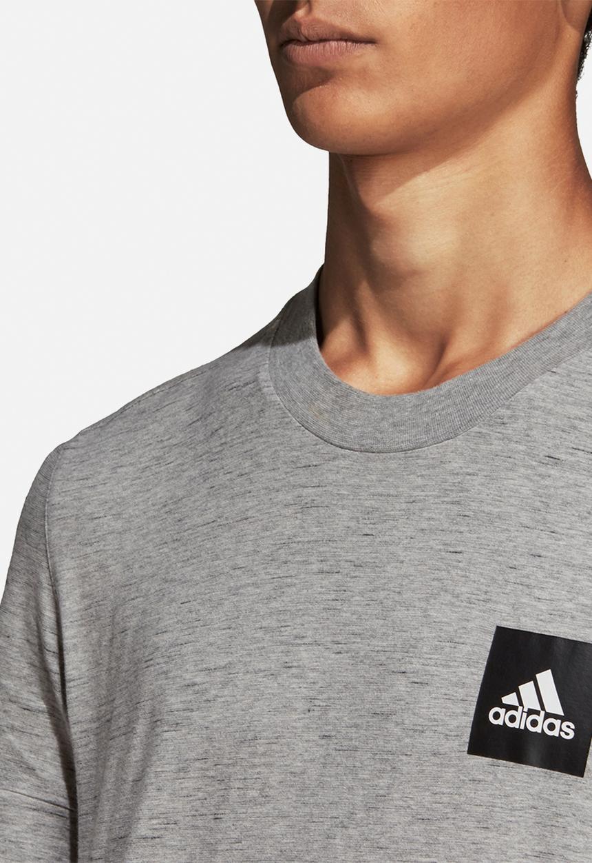 adidas Performance - ID 3 stripe tee - grey