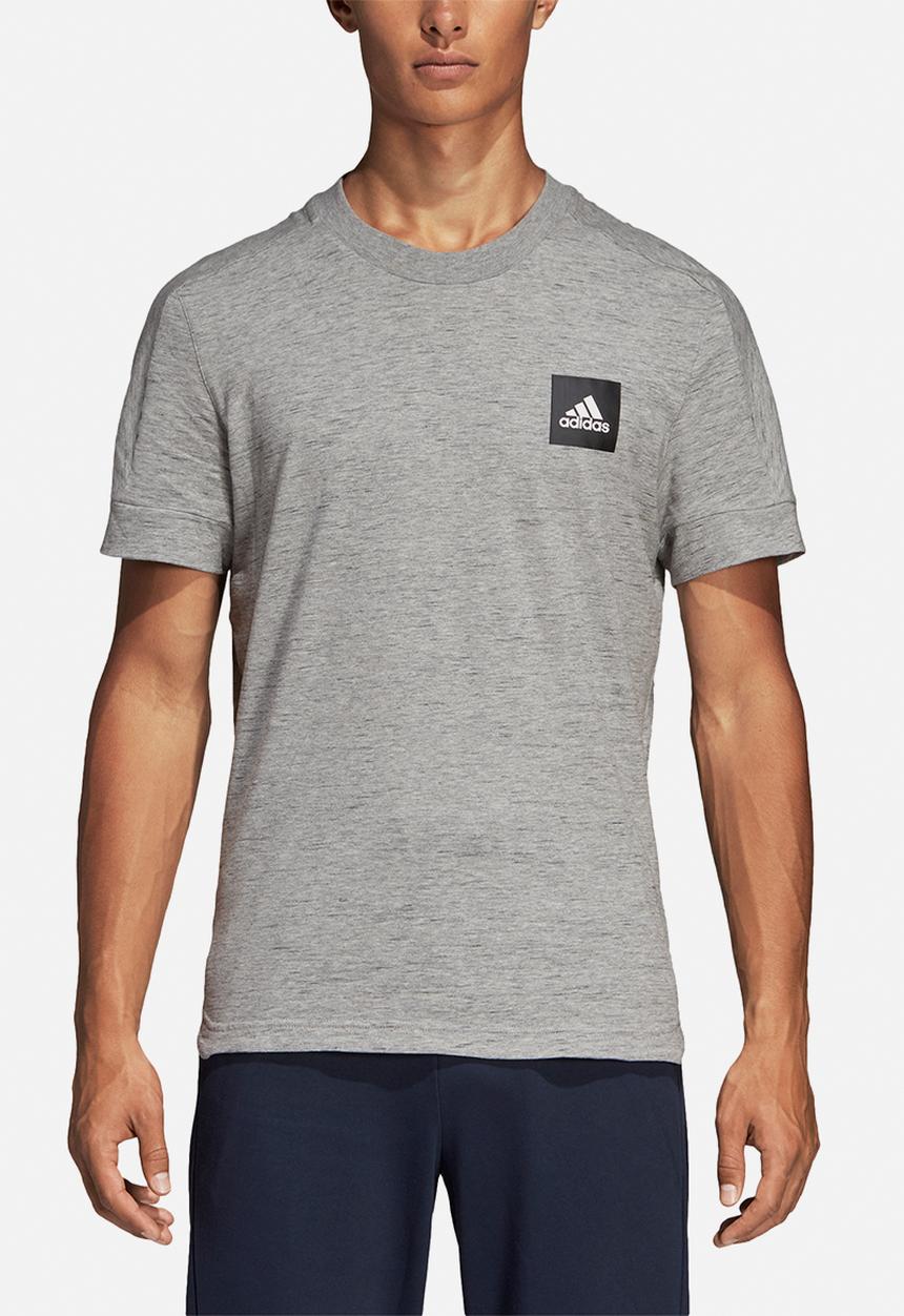 adidas Performance - ID 3 stripe tee - grey