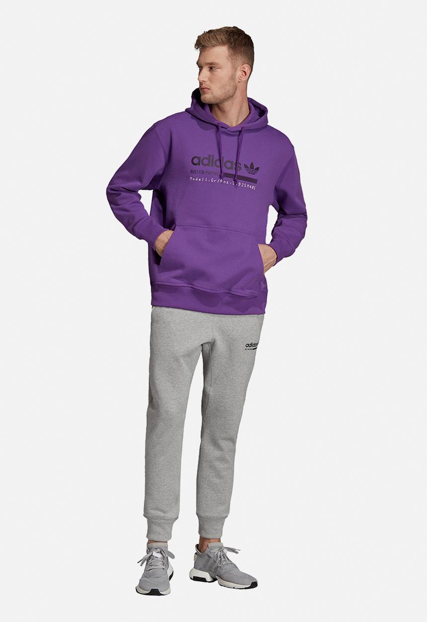 adidas Originals - Kaval graphic hoodie - purple