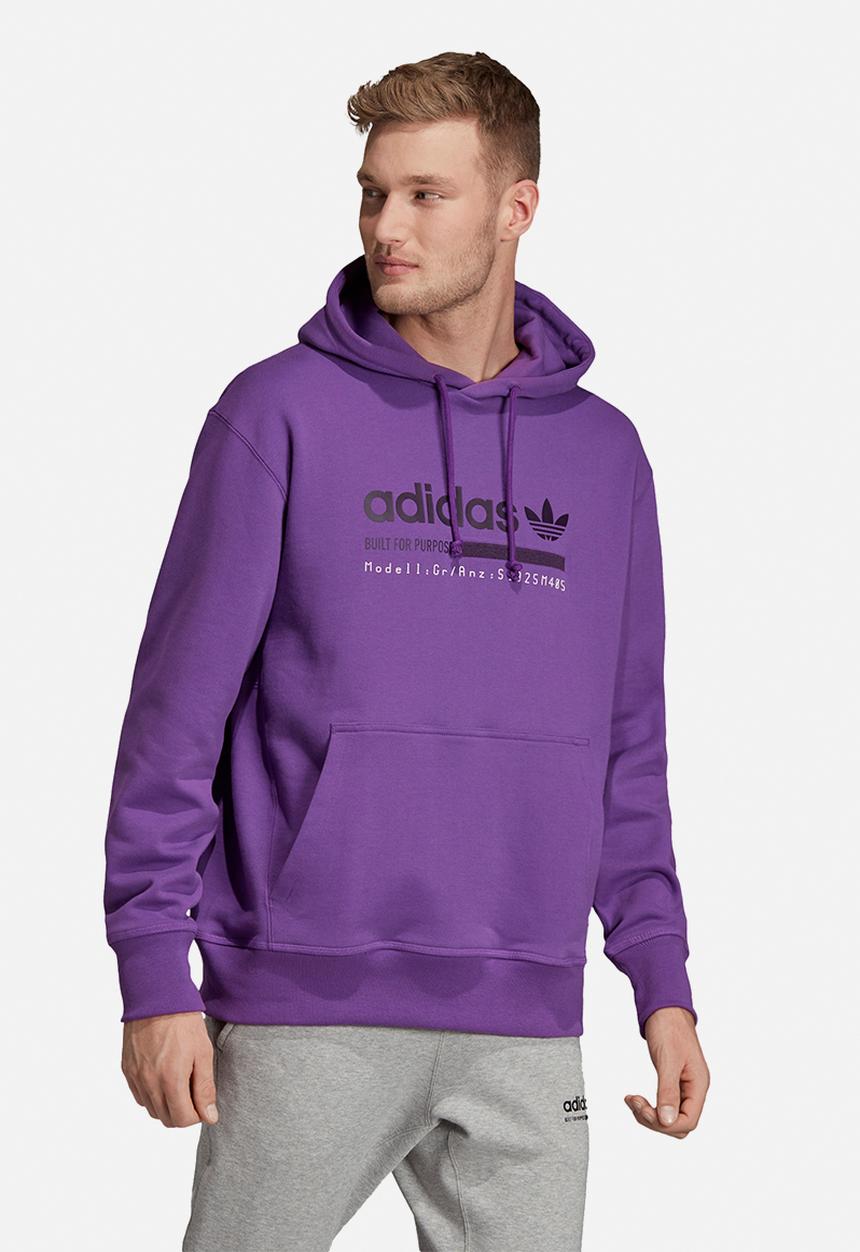adidas Originals - Kaval graphic hoodie - purple