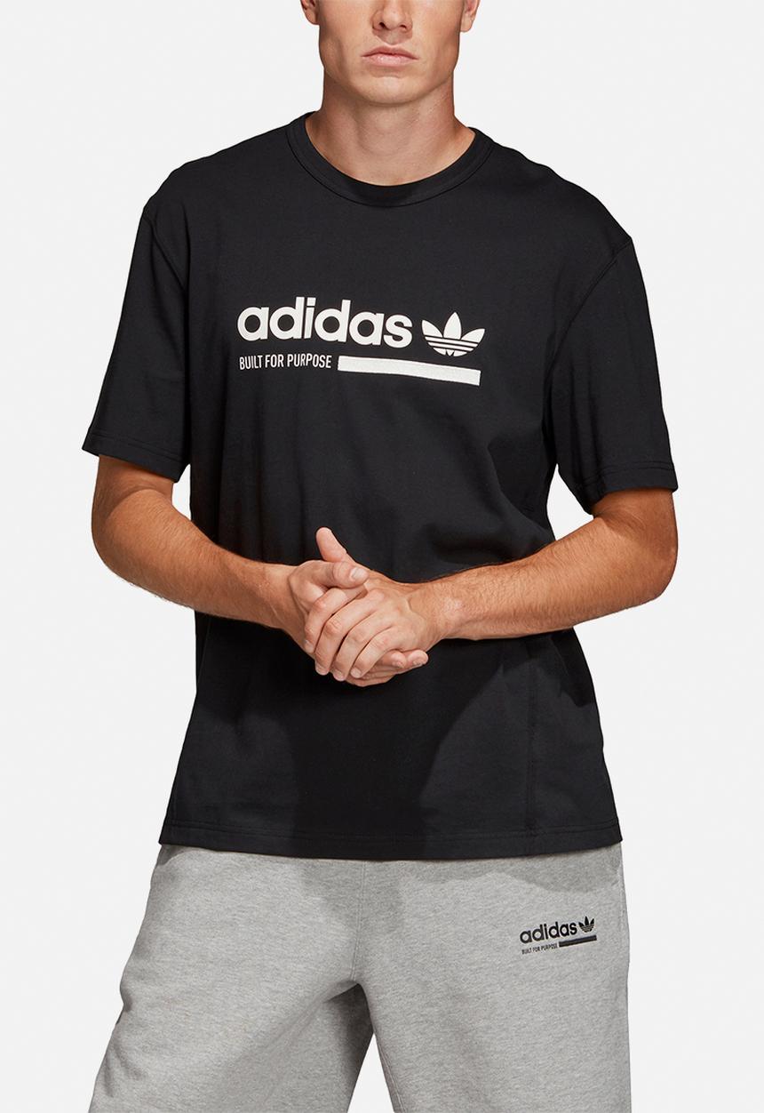 adidas Originals - Kaval short sleeve crew tee - black & white