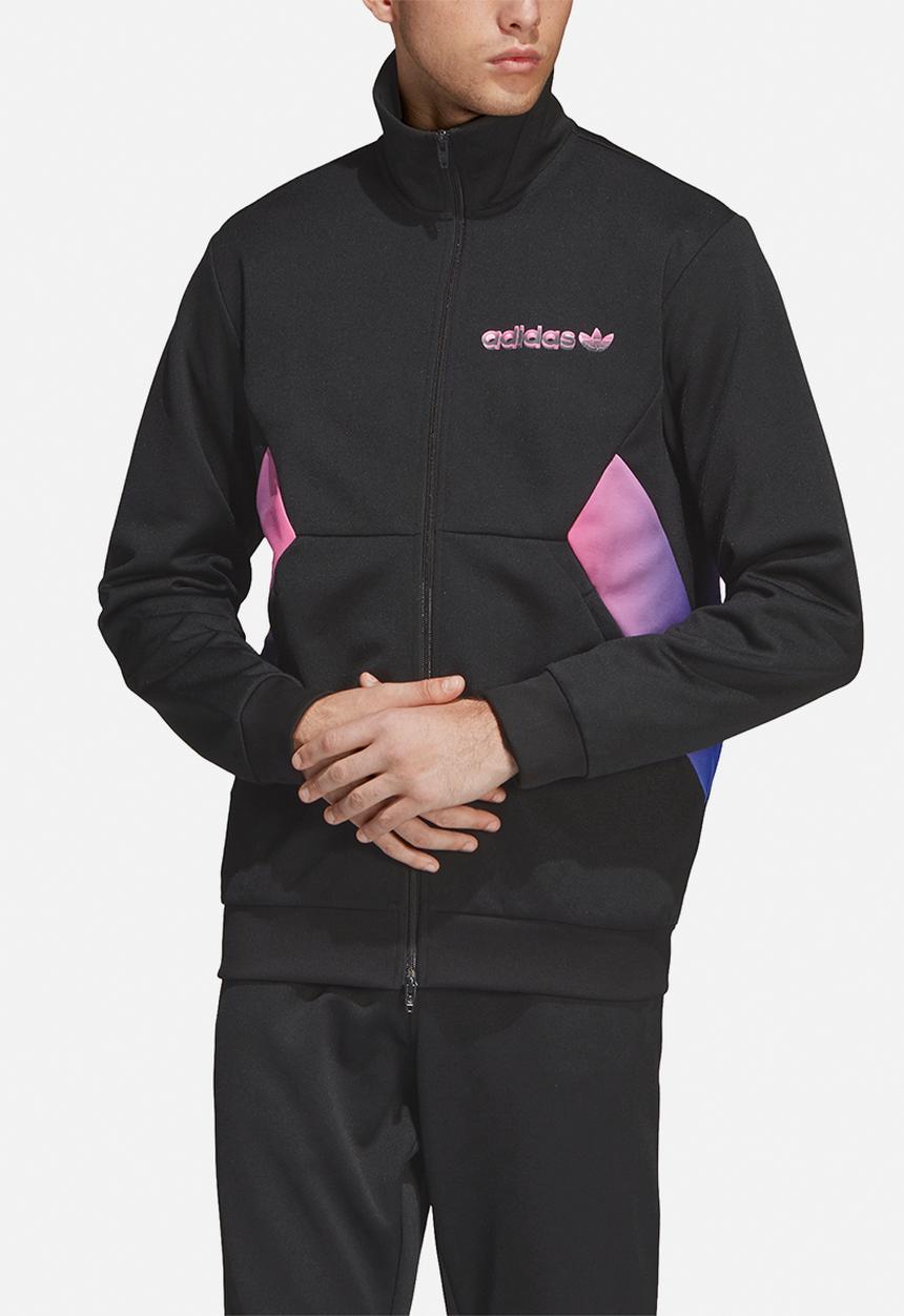 adidas Originals - Degrade tracksuit top - black