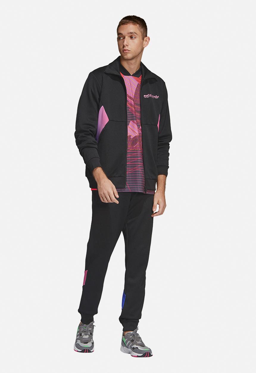 adidas Originals - Degrade tracksuit top - black