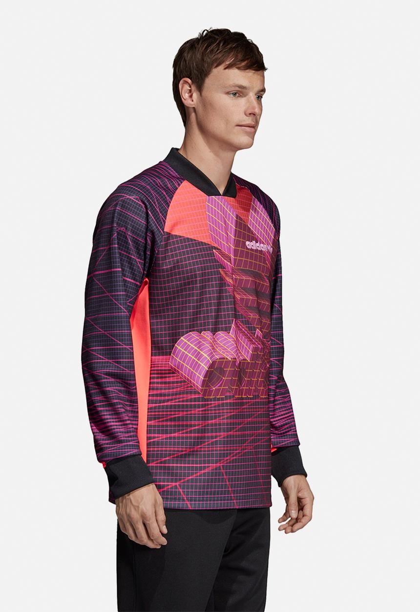 adidas Originals - 3D Goalie polo - purple & black