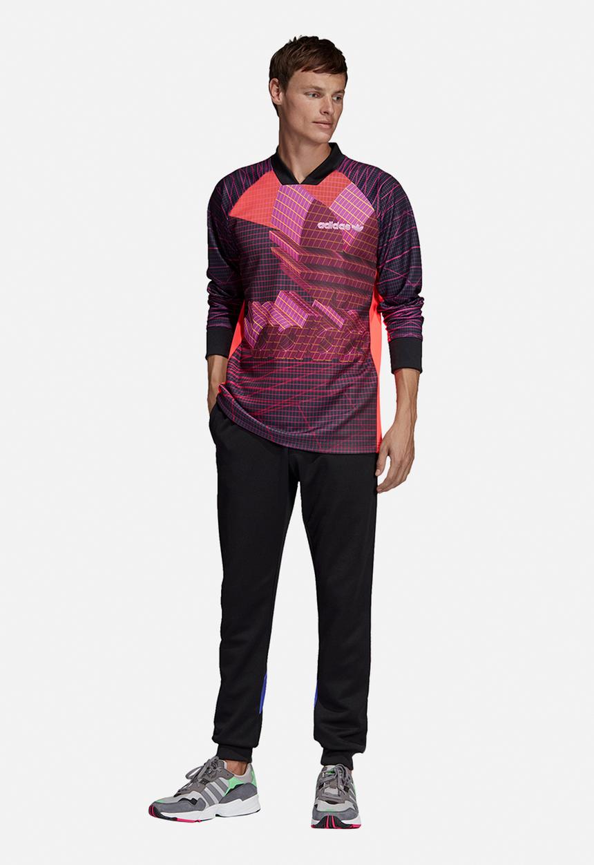 adidas Originals - 3D Goalie polo - purple & black