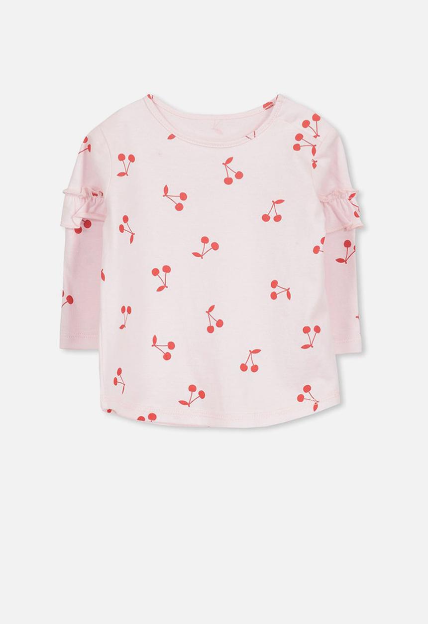 Cotton On - Ginger long sleeve tee - pink
