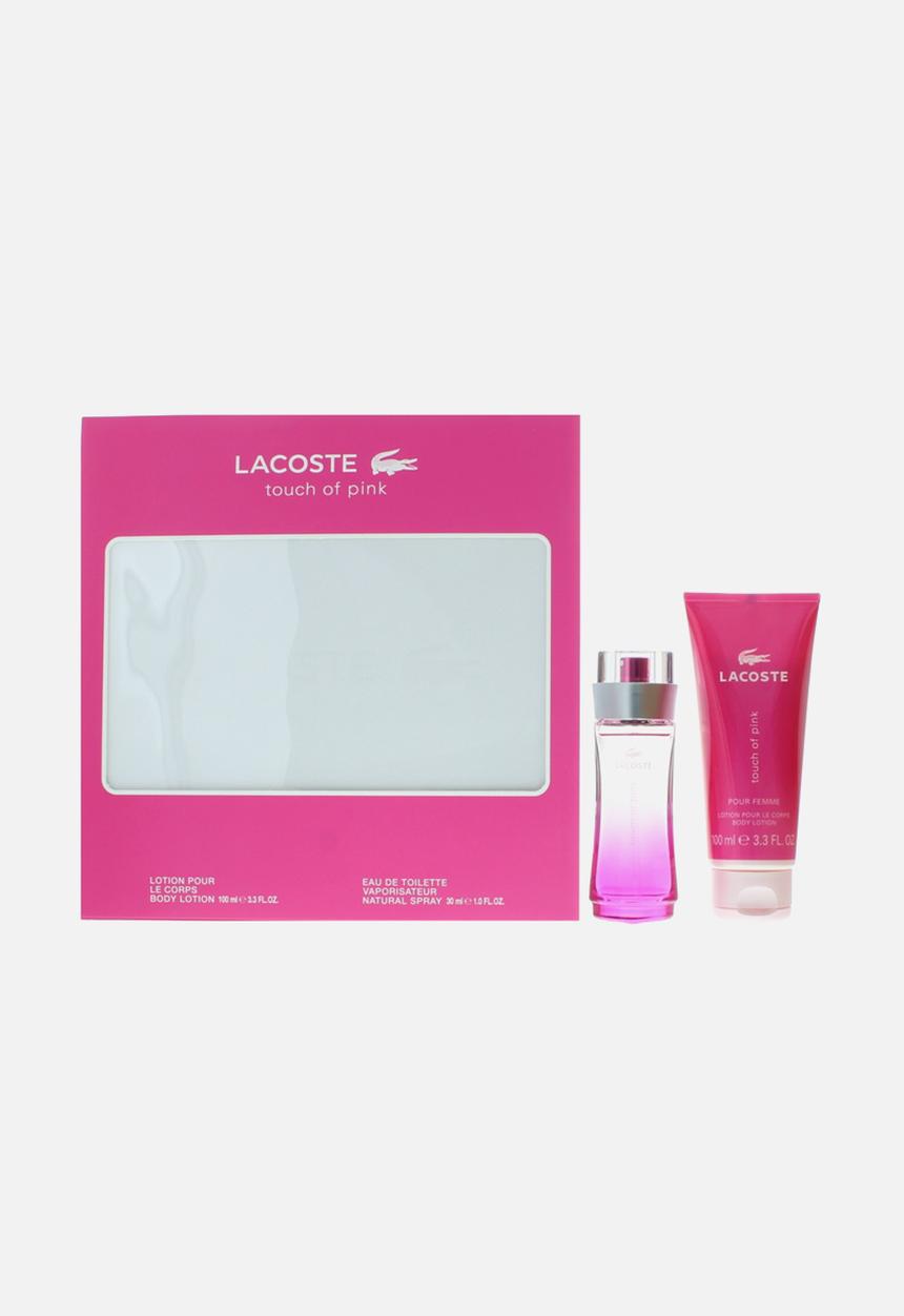 DNU-Lacoste - Lacoste Touch of Pink Edt Gift Set (Parallel Import)
