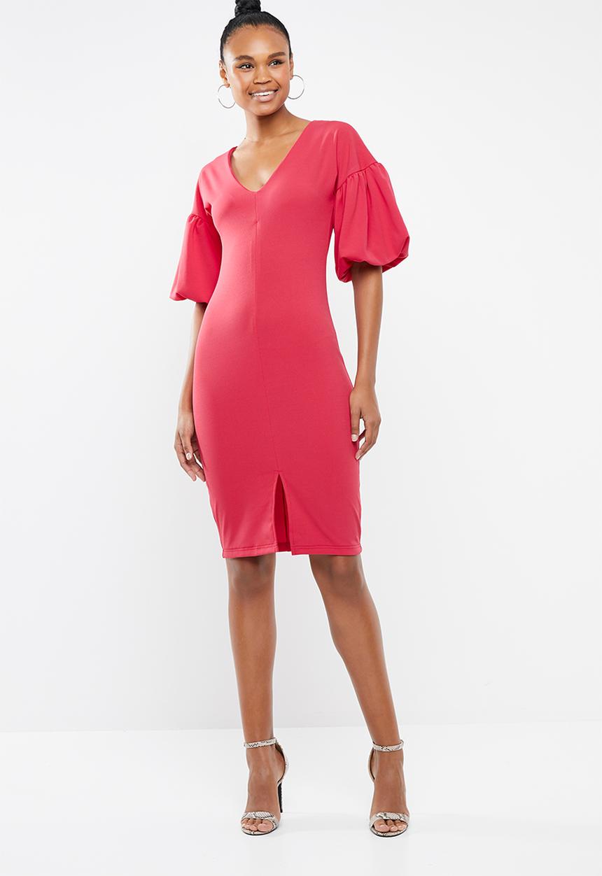 STYLE REPUBLIC - Volume sleeve dress - pink