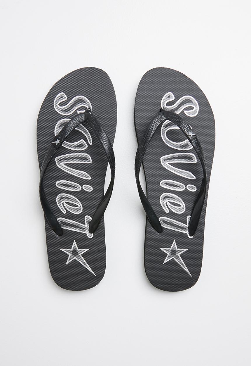 SOVIET - Jamie flip flops - black
