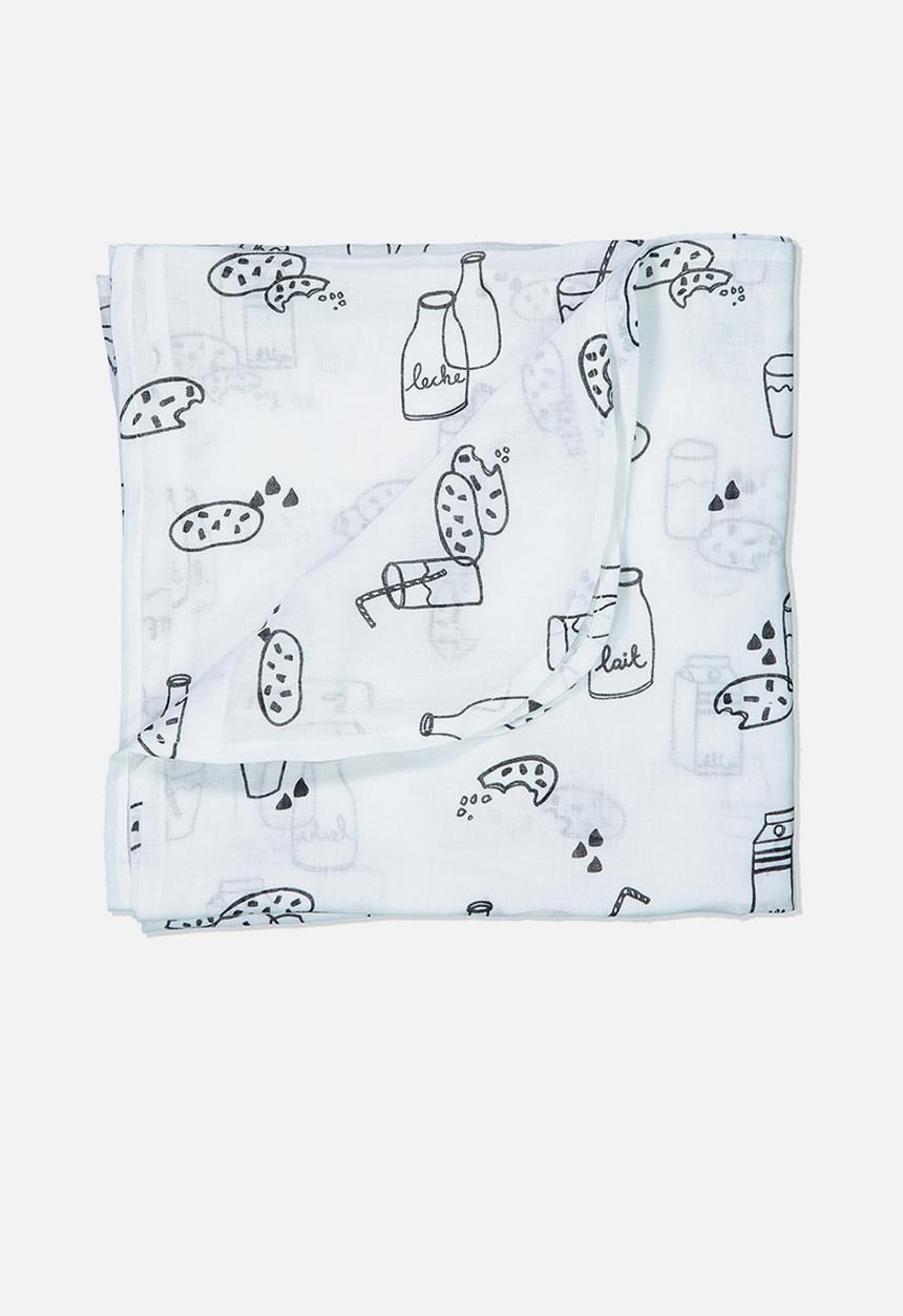 Cotton On - Muslin wraps - white 