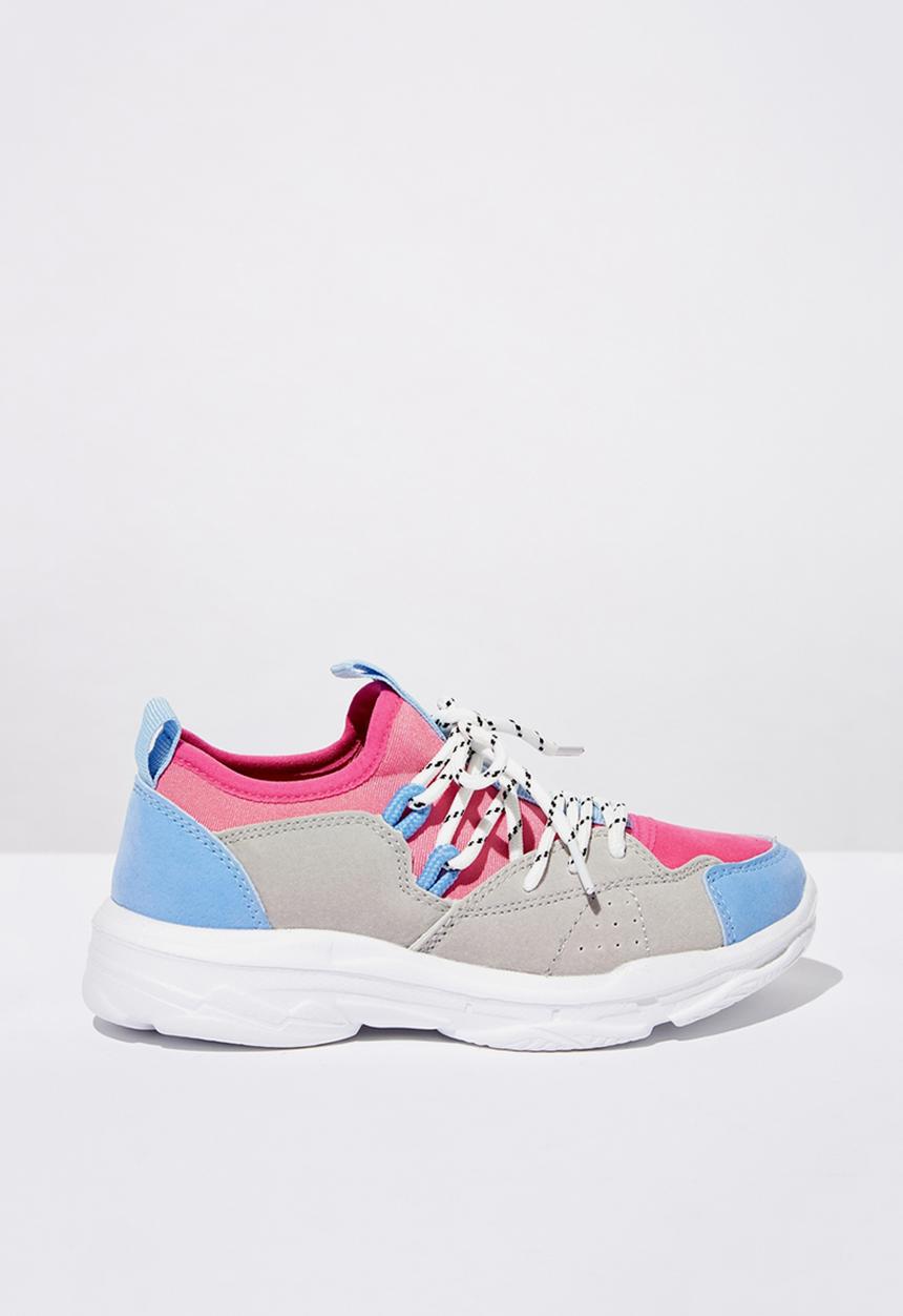 Cotton On - Tech lace up trainer - multi