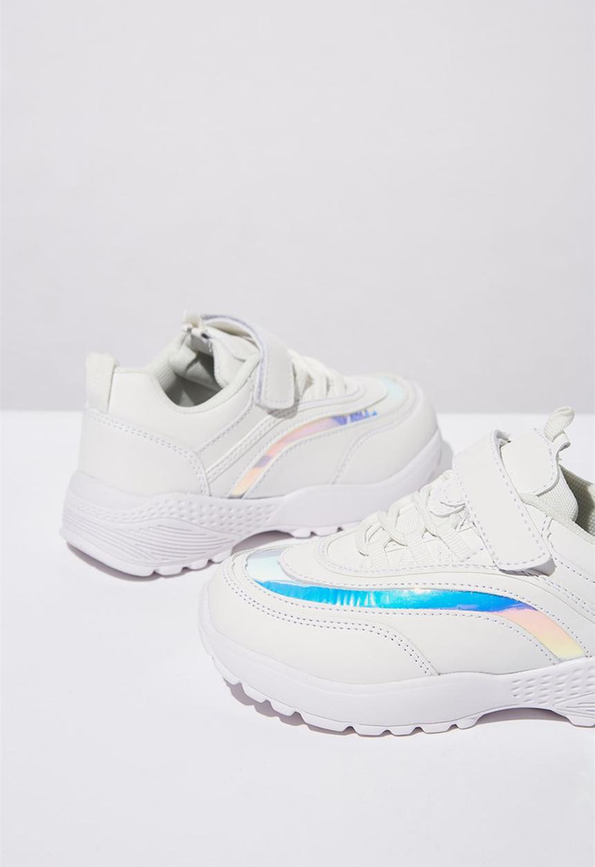 Cotton On - Chunky lace up trainer - white 