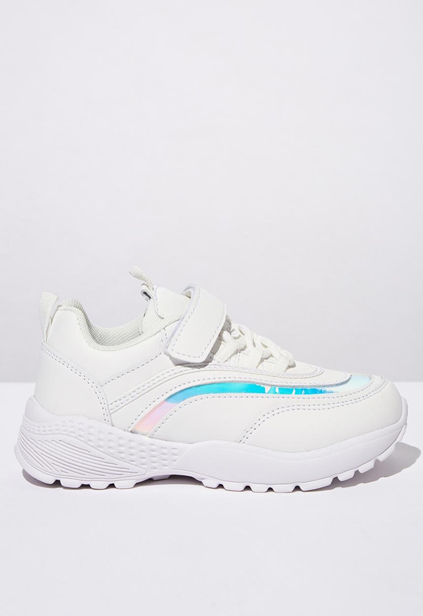 Cotton On - Chunky lace up trainer - white 