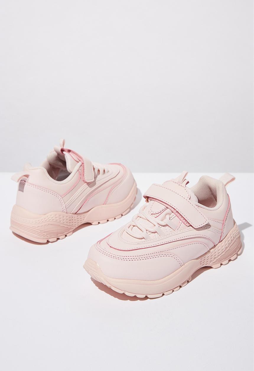 Cotton On - Chunky lace-up trainer - pink