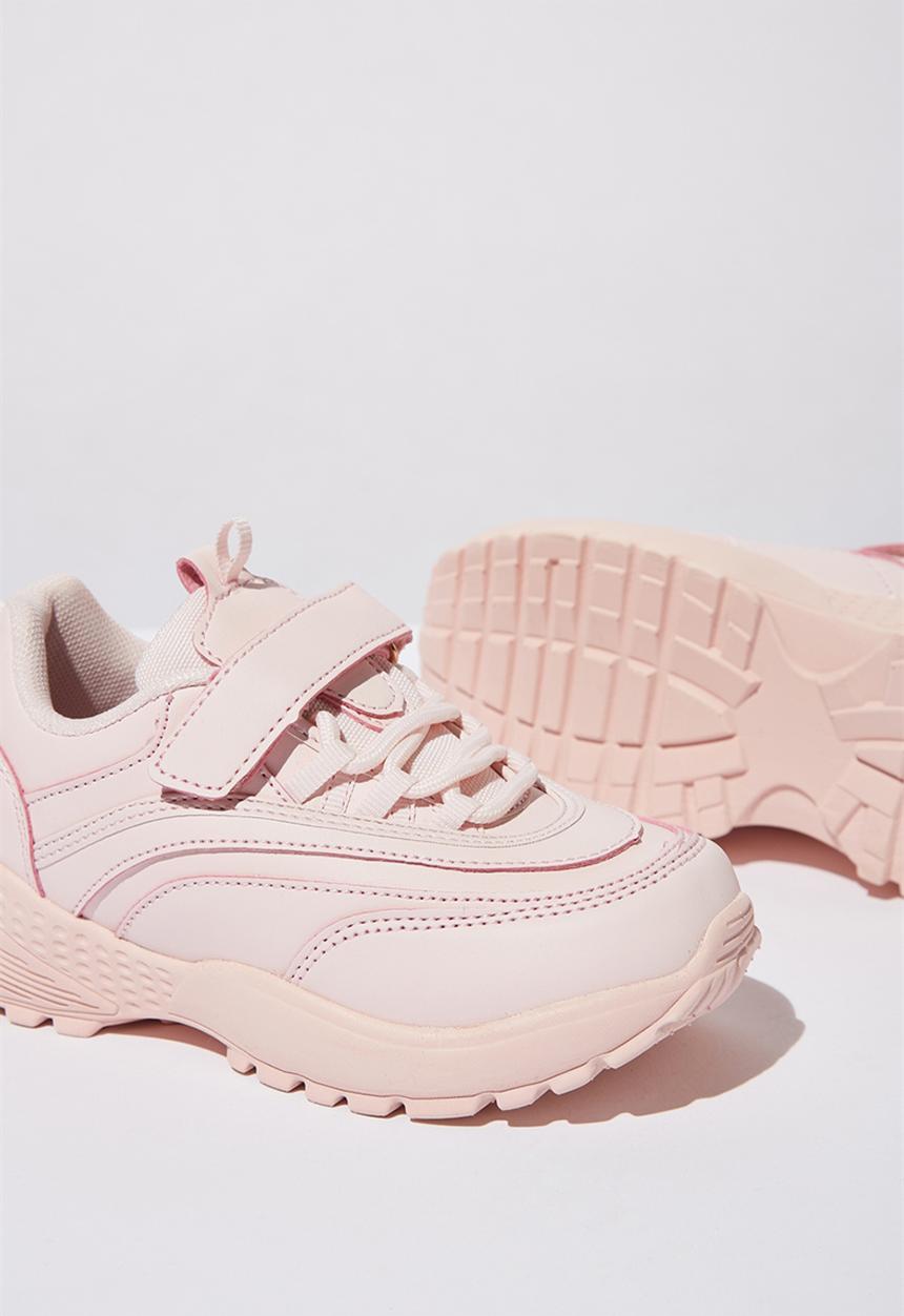 Cotton On - Chunky lace-up trainer - pink