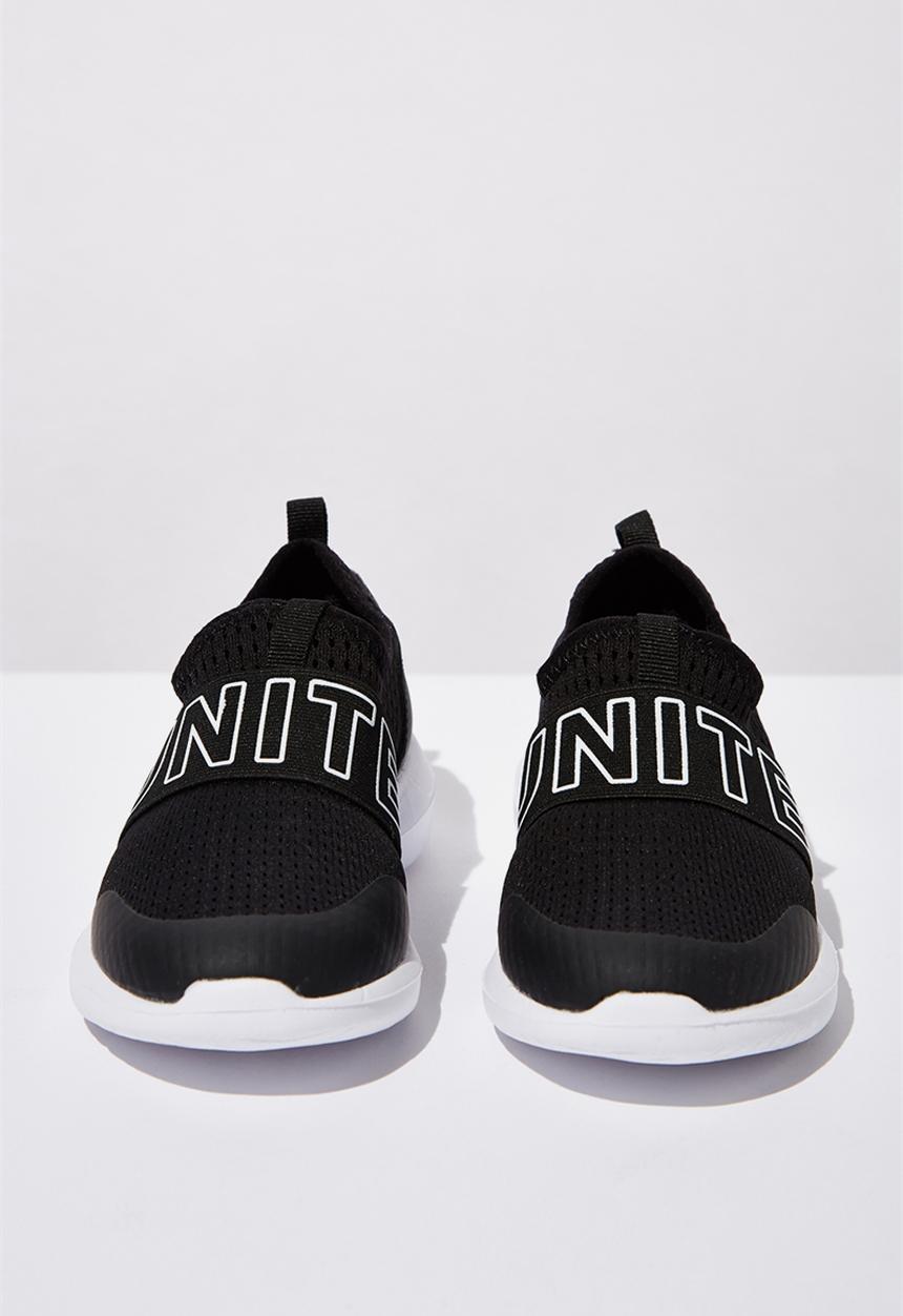 Cotton On - Evolve mesh elastic slip on - black